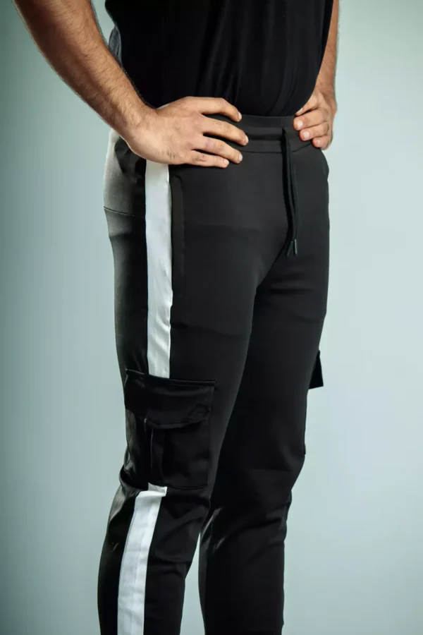 Buyermarket Gym Joggers for Men (Black) - Image 2