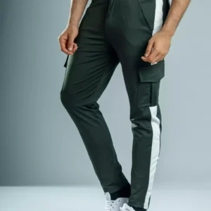 Buyermarket Gym Joggers for Men (Olive Green)