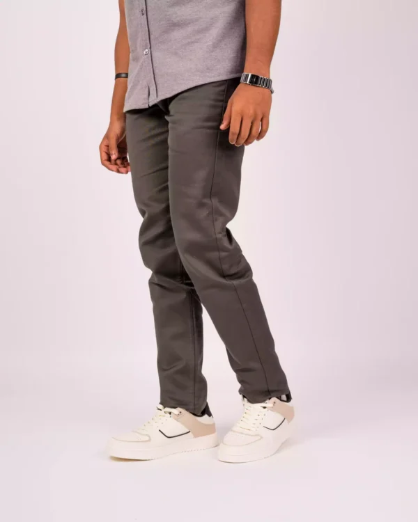 Buyermarket Hunter Green Plain Denim Trousers