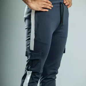 Buyermarket Gym Joggers for Men (Anchor Grey)