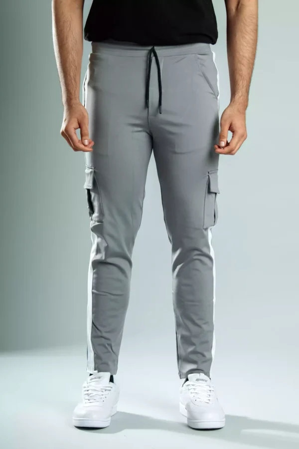Buyermarket Gym Joggers for Men (Steel Grey)