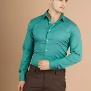 Buyermarket Sea Green Nix Shirt for Men