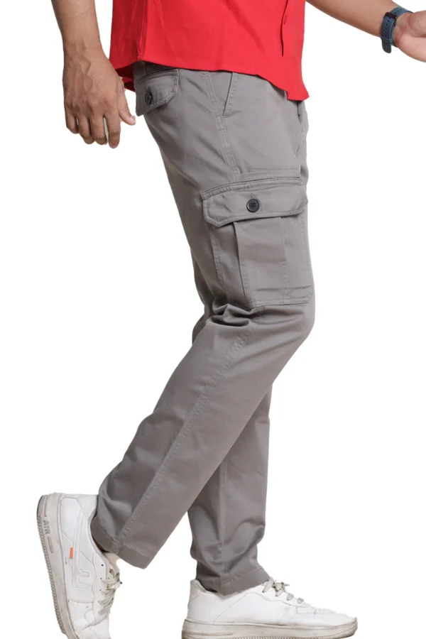 Buyermarket Gray Huskie Denim Cargo Pants